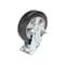 Vestil Rubber Swivel With Brake Caster 8 In. Diameter x 2 In. Width 881 Lb. Capacity Black/Gold CST-VE-8X2MRA-SWB - alternate 5